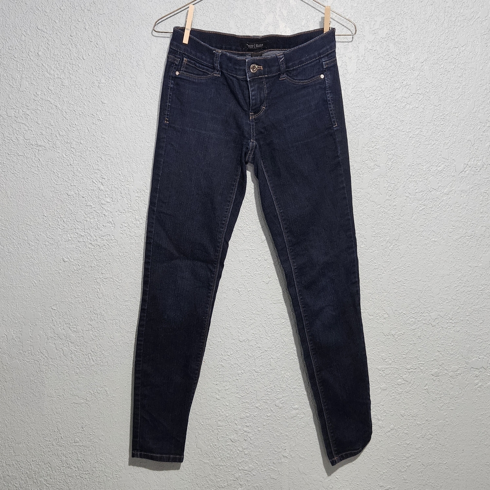 White House Black Market Women's XXS Skinny Leg Dark Demin Like New Jeans